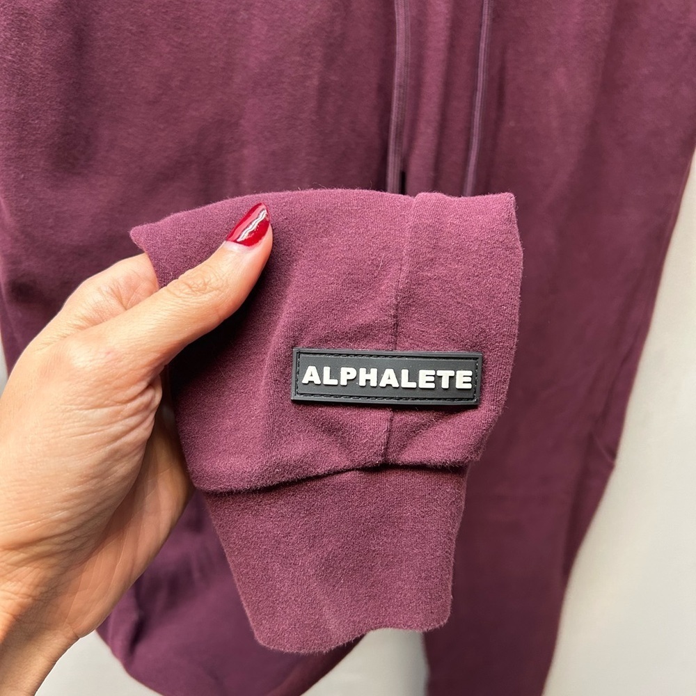 Alphalete Maroon Joggers - Picture 3 of 4